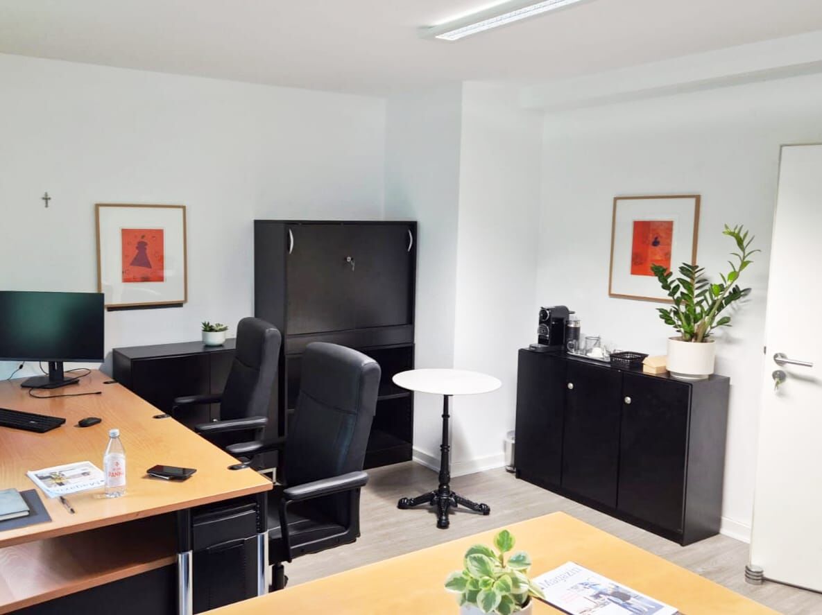 Office room with desks